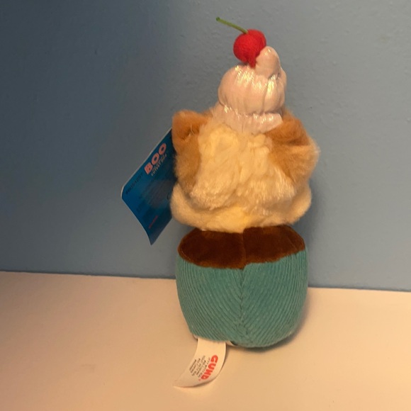 Small gray and white lovey with rhino - Picture 6 of 6